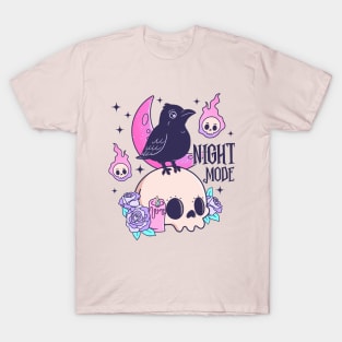 Pink Halloween Night Mode T-Shirt